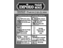 Folhetos 1 cor - 5.000 FOLHETOS 14x20 CM PAPEL SULFITE 75G 1x0 COR